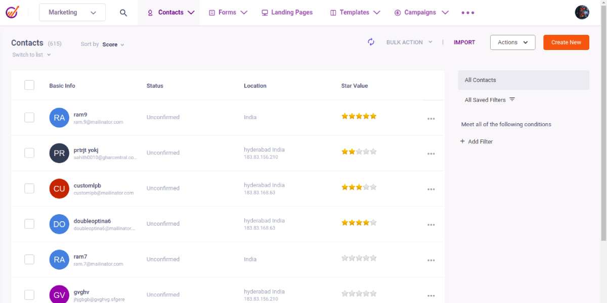 engagebay-dashboard-best-low-cost-crm-for-small-business