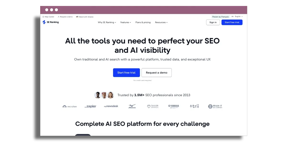 seranking-homepage-top-seo-tools-in-2026