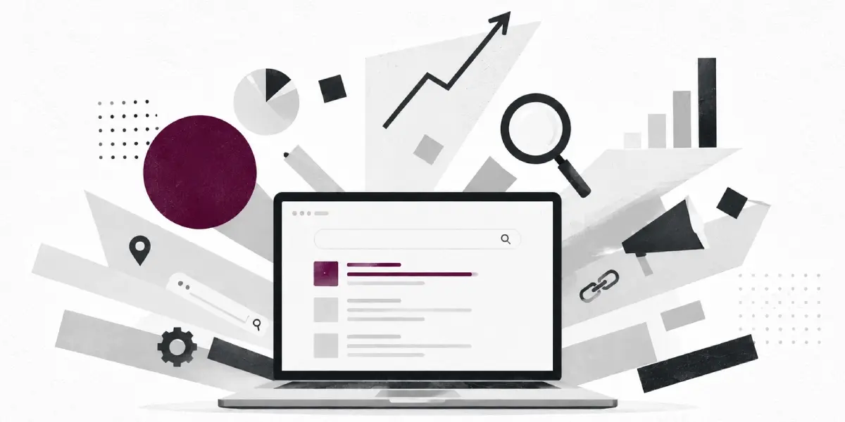 laptop using free SEO tools for a small business