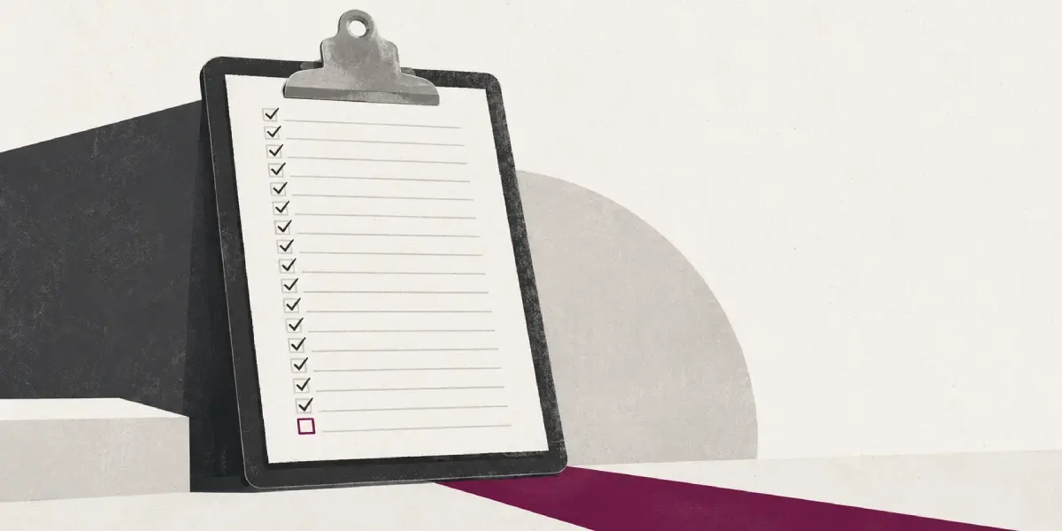 a clipboard with 17 marketing tasks that can be automated