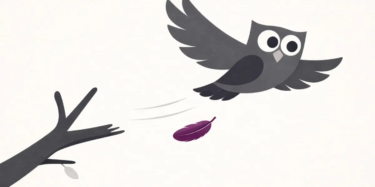 hootsuite alternative owl flying out of a tree