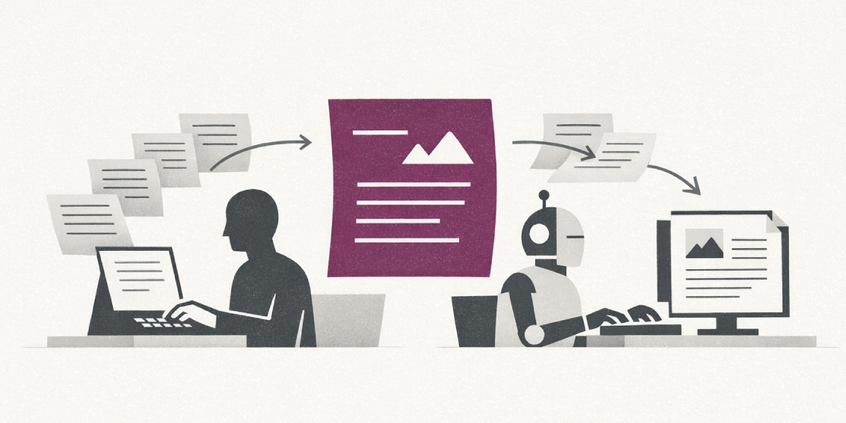 seo writing tools and content production between human and ai