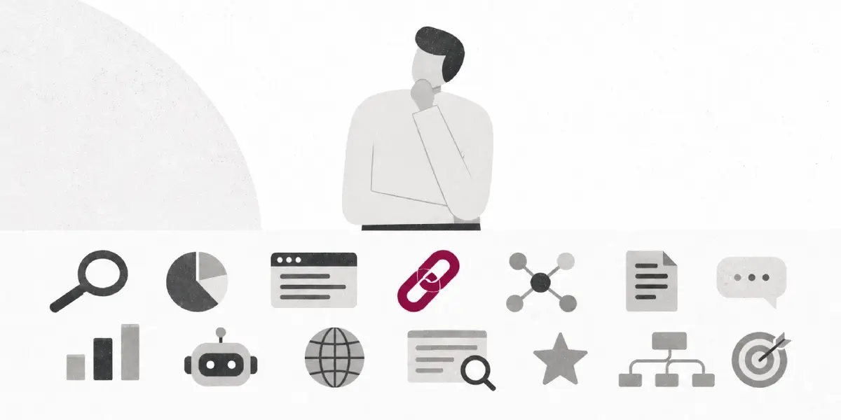 a man selecting his seo tools for his business