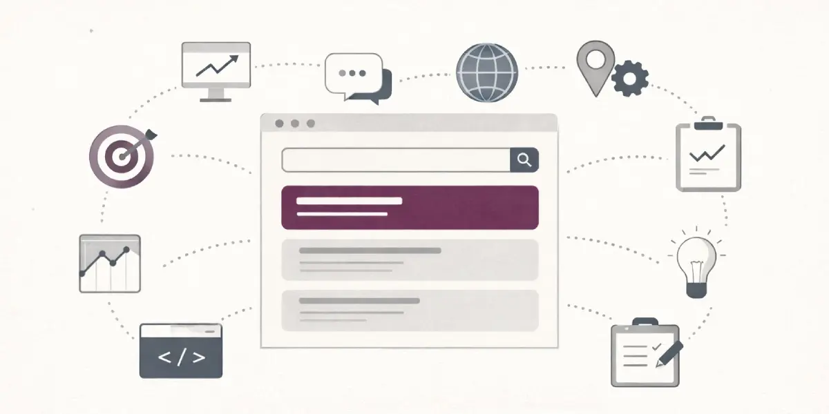 top seo tools in 2026 - software around a search results page